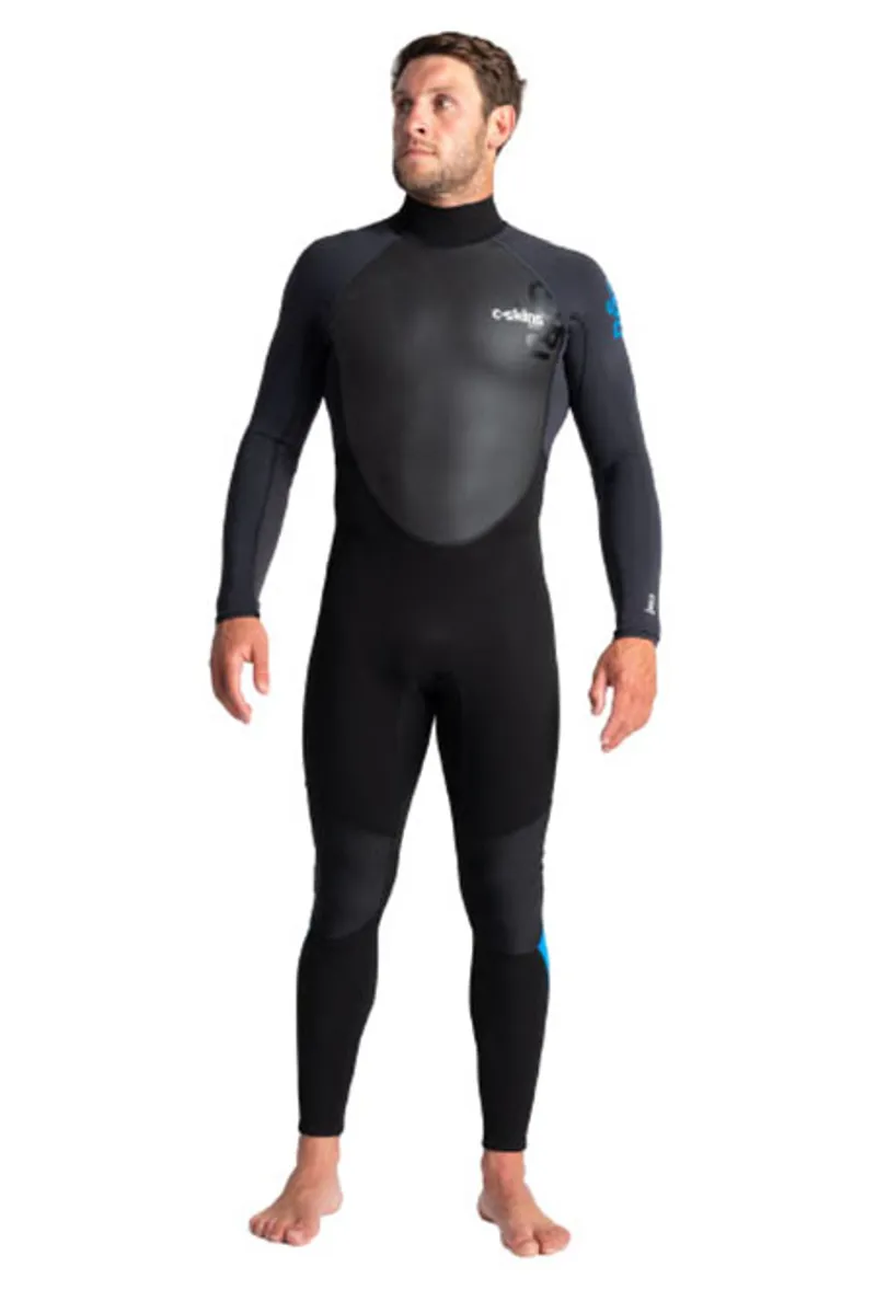 C-Skins Men's Element 3:2 Steamer Wetsuit Anthracite/Blue